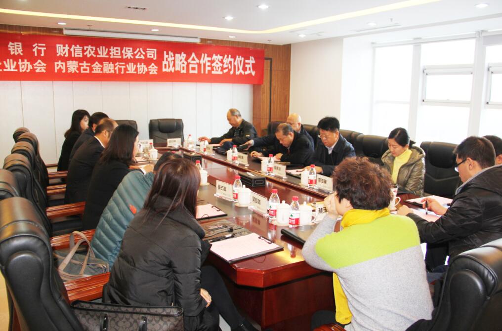 匯聚多方共識(shí)，共謀內(nèi)蒙古農(nóng)牧業(yè)產(chǎn)業(yè)新發(fā)展——四方銀企戰(zhàn)略合作洽談會(huì)召開